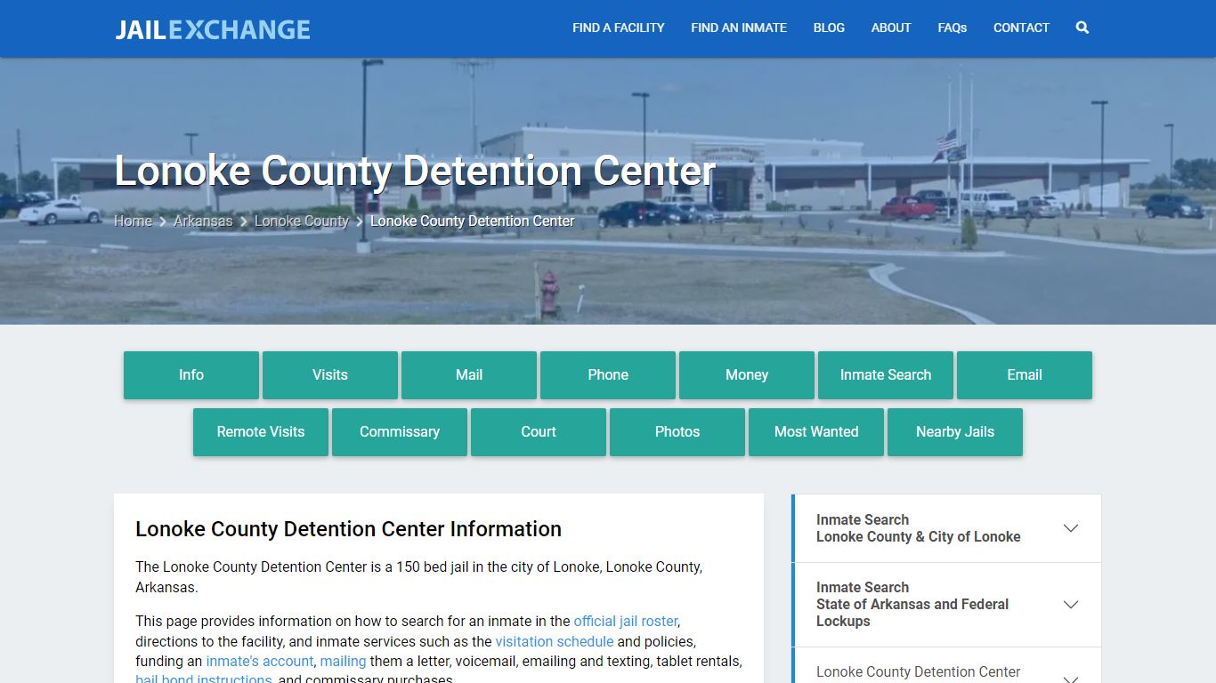 Lonoke County Detention Center, AR Inmate Search, Information